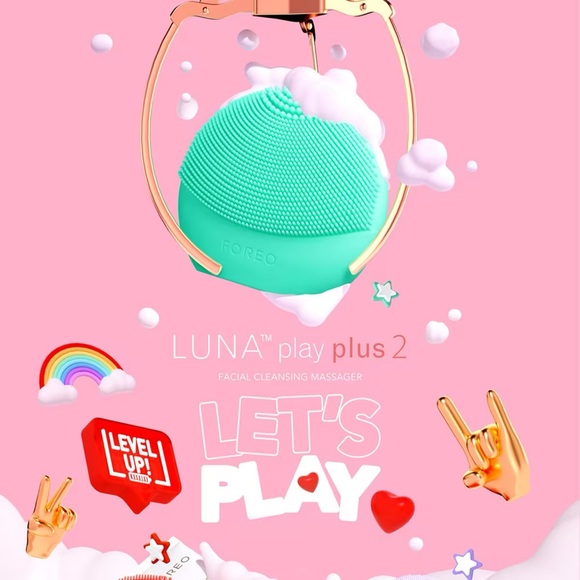 FOREO Luna Play Plus 2 Tiny But Mighty Facial Cleansing Massager “Minty Cool” - Picture 4 of 9